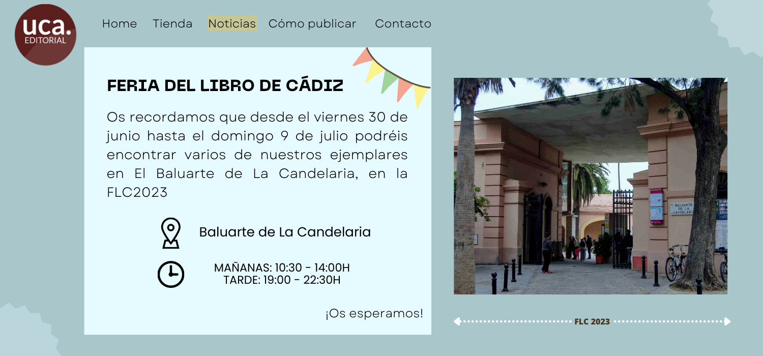 Feria del Libro de Cádiz 2023